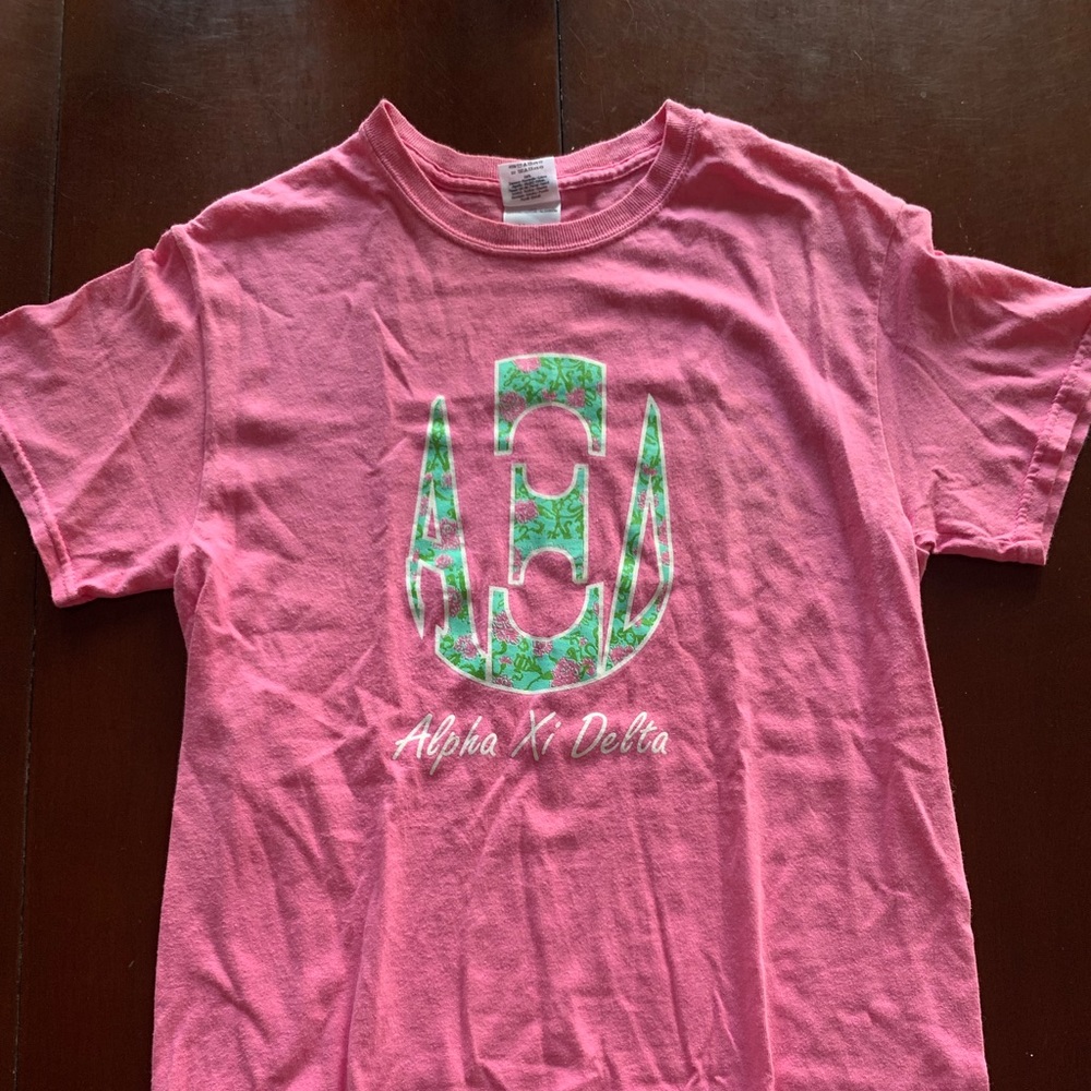 Alpha Xi Delta Lily Pulitzer Print TShirt